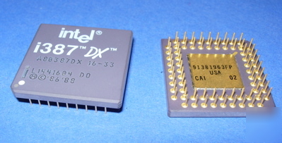 New alu A80387DX 16-33 intel coprocessor pga 