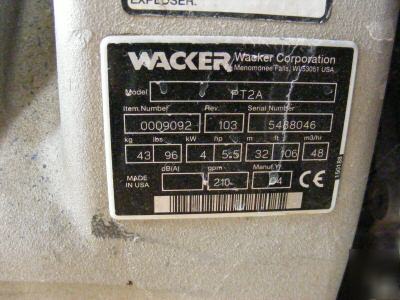 Wacker PT2 2