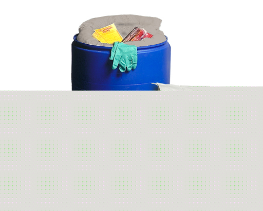 Outdoor spill kit with 9 fiberlink socks and 6 pillows