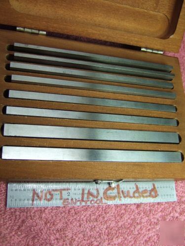 Starrett 384 parallel set precision ground clean wow 