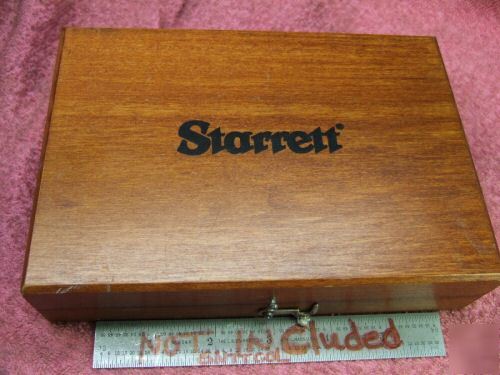 Starrett 384 parallel set precision ground clean wow 