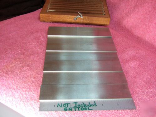 Starrett 384 parallel set precision ground clean wow 