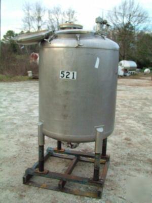 Walker 232GAL ss 30PSI / full vacuum dome/dish mix tank