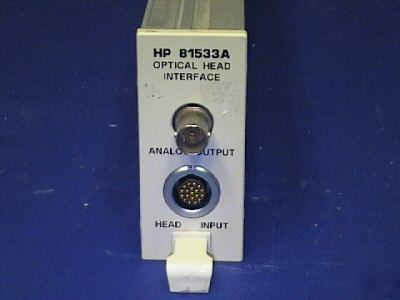 Agilent 81533A optical head interface