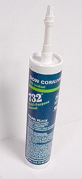 Dow corning rtv 732 black multi-purpose sealant (35879)