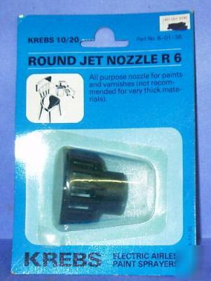Electric airless sprayer round jet nozzle krebs 30/40