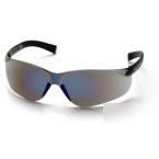 Mini ztek blue mirror lens grey frame safety glasses