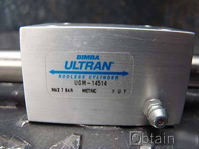 Bimba ultran ugm rodless cylinder unused