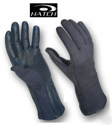 Hatch black flight police military nomex gloves xxl
