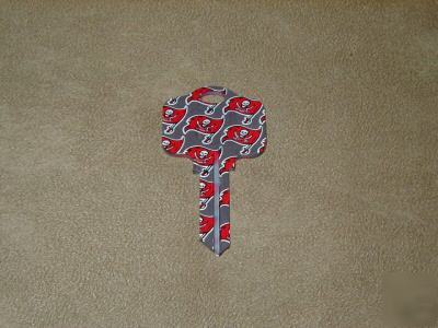 KW1 tampa bay buccaneers nfl football key blank