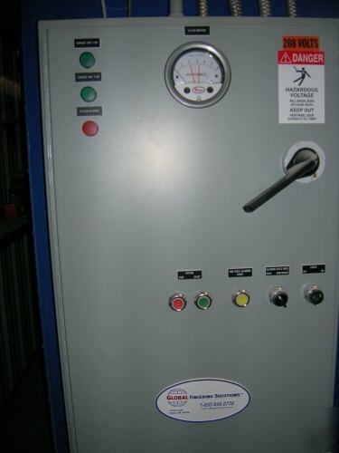 New cartridge style powder booth w/vacuum unit, near 