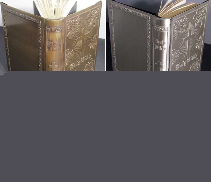Rare set of dies for art metal bible covers hand made 