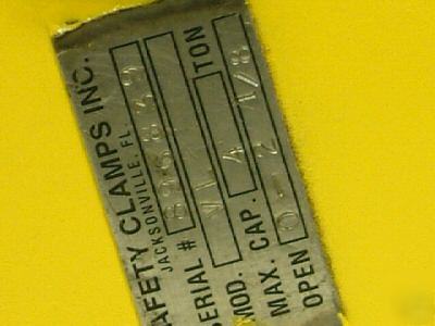 Safety clamp vl 4TON vertical steel plate lift clamp