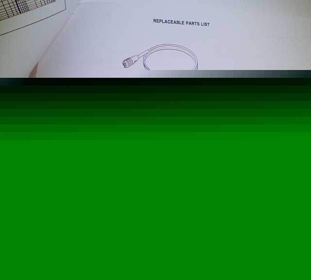 Tektronix P6103 probe original instruction sheet tek