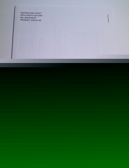 Tektronix P6103 probe original instruction sheet tek