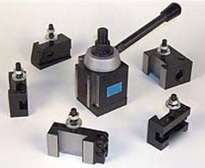 Wedge tool posts set for lathes 14 - 20 in