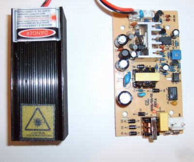 532NM 50MW dpss ttl laser module w/pwr supply