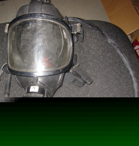 Fireman/rescue oxygen face mask+hose