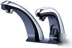 Sloan electronic soap dispenser with faucet combination