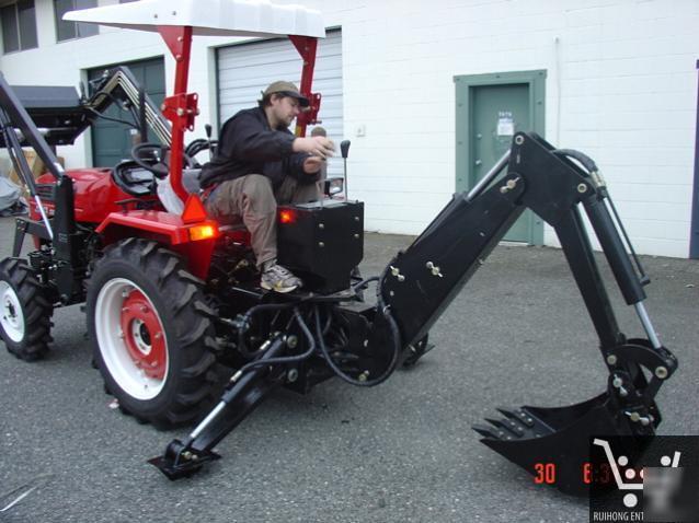 Tractor 3 point backhoe back hoe lw-6 cat 1 3PT 3PL