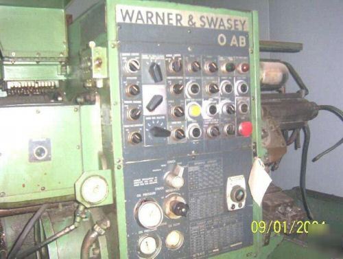 Warner & swasey automatic bar machine