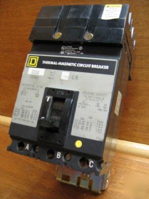 Square d i-line FC34100 fc-34100 100 amp 100A a breaker