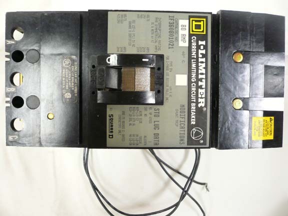 IF36080 1021,square d, 80AMP, i-limiter circuit breaker
