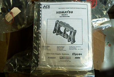 New coupler hydraulic pro series acs 2000 auxillary hyd