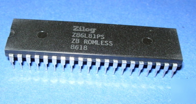 New cpu Z0861108PSC zilog Z8 romless ic 40-pin 1987