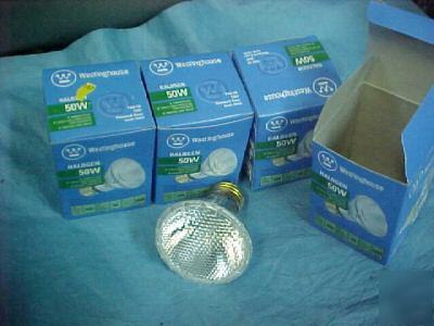 New westinghouse 50PAR20/nfl/h lamps (4) 
