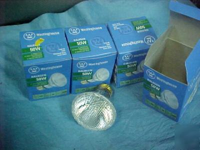 New westinghouse 50PAR20/nfl/h lamps (4) 