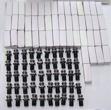 50 pc okuma howa cat 40 x 45 deg. non-coolant pull stud