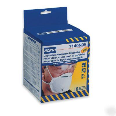 N95 disposable respirator mask with exhale valve