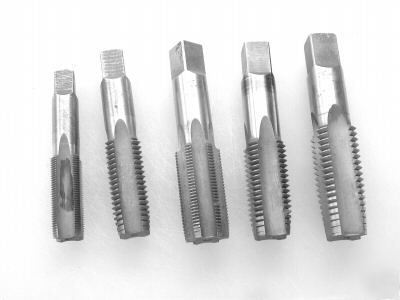 5 used thread taps, 1