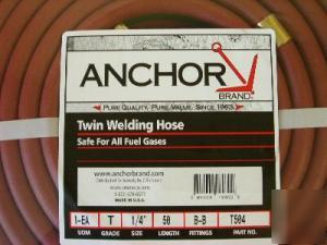 New 50 foot gas welding hose grade t for all fuel gases 