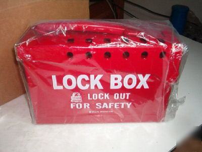 New in box brady secure group lock safe box 13 lock 