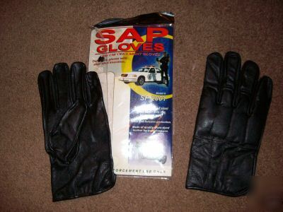 New in package sap police gloves size xl