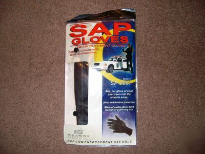 New in package sap police gloves size xl