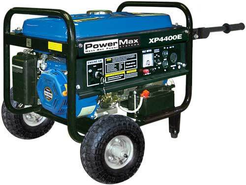 Electric start contractor grade gas powered generator