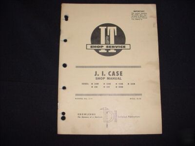 I&t shop case manual 200B 300 300B 350 400B 500B 600B