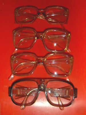 Lot 4 uvex safety glasses topsider & pro spec Z87 146MM