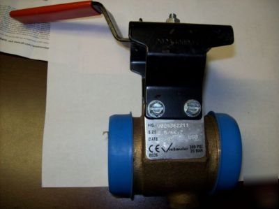 New victaulic 2 Â½â€ bronze butterfly valve mechanical