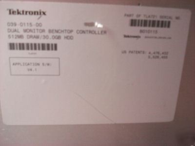 Tektronix TLA721 logic analyzer controller tla 721